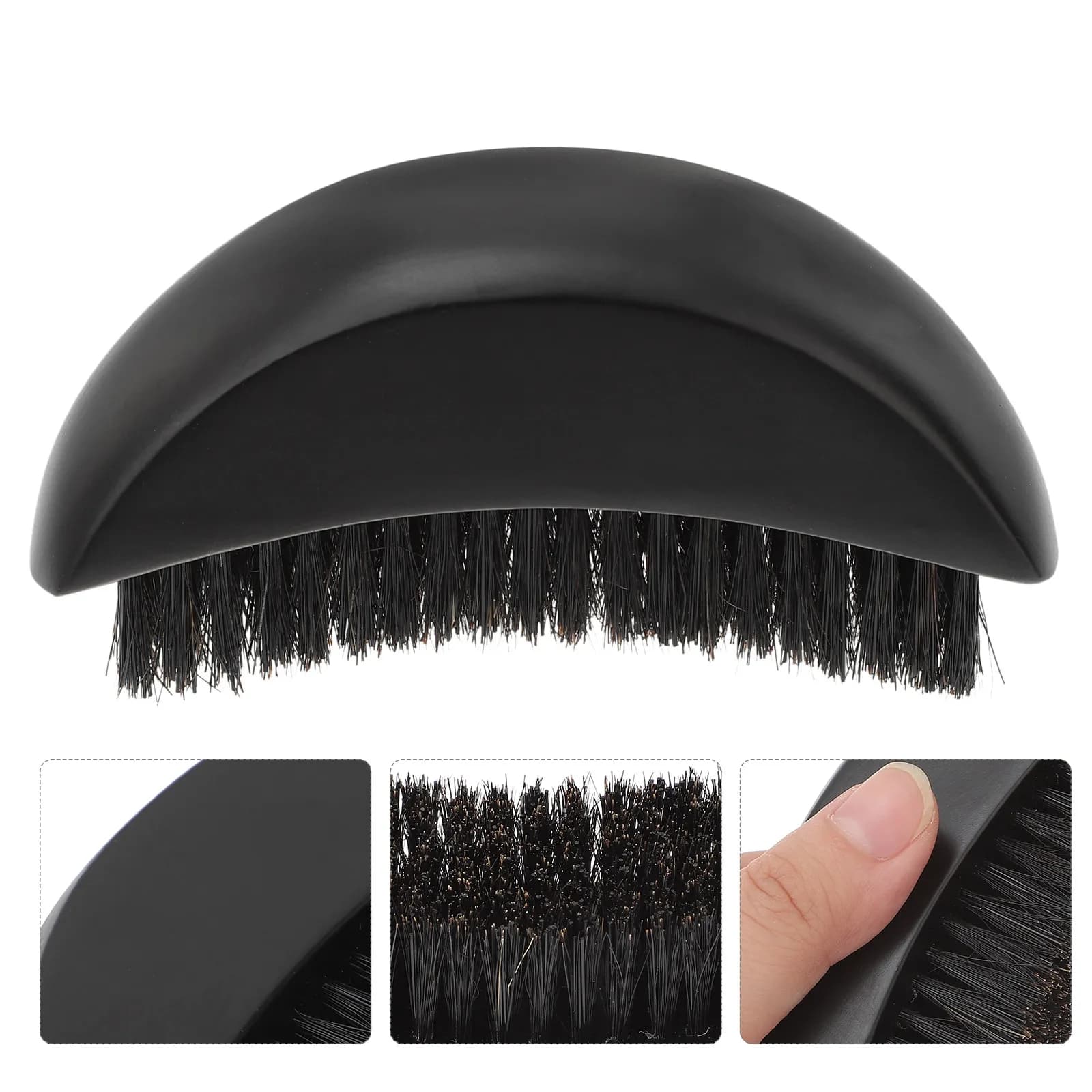 1 Spazzola Premium per Barba da Uomo, con Setole Morbide, Strumento Portatile per la Pulizia di Viso e Barba, Accessorio per la Cura Personale