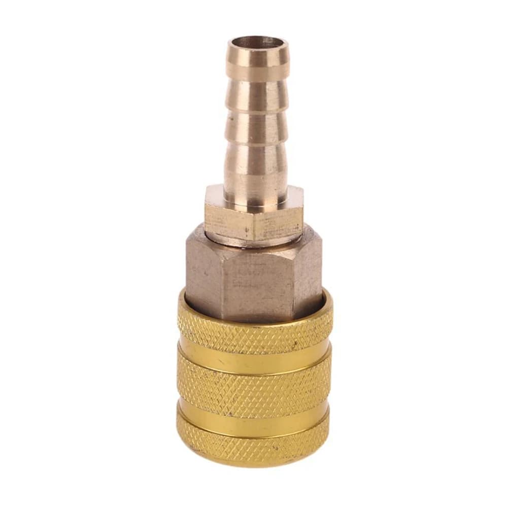 Adattatore per pompa gonfiaggio pneumatici auto da 8 mm, connettore rapido in ottone massiccio, morsetto per valvola, ugello per gonfiaggio, attacco aria