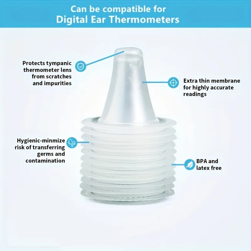 20/40Pcs Ear Thermometer Probe Covers Lens Filters Refill Caps For Thermoscan Models Disposable For Thermoscan Models
