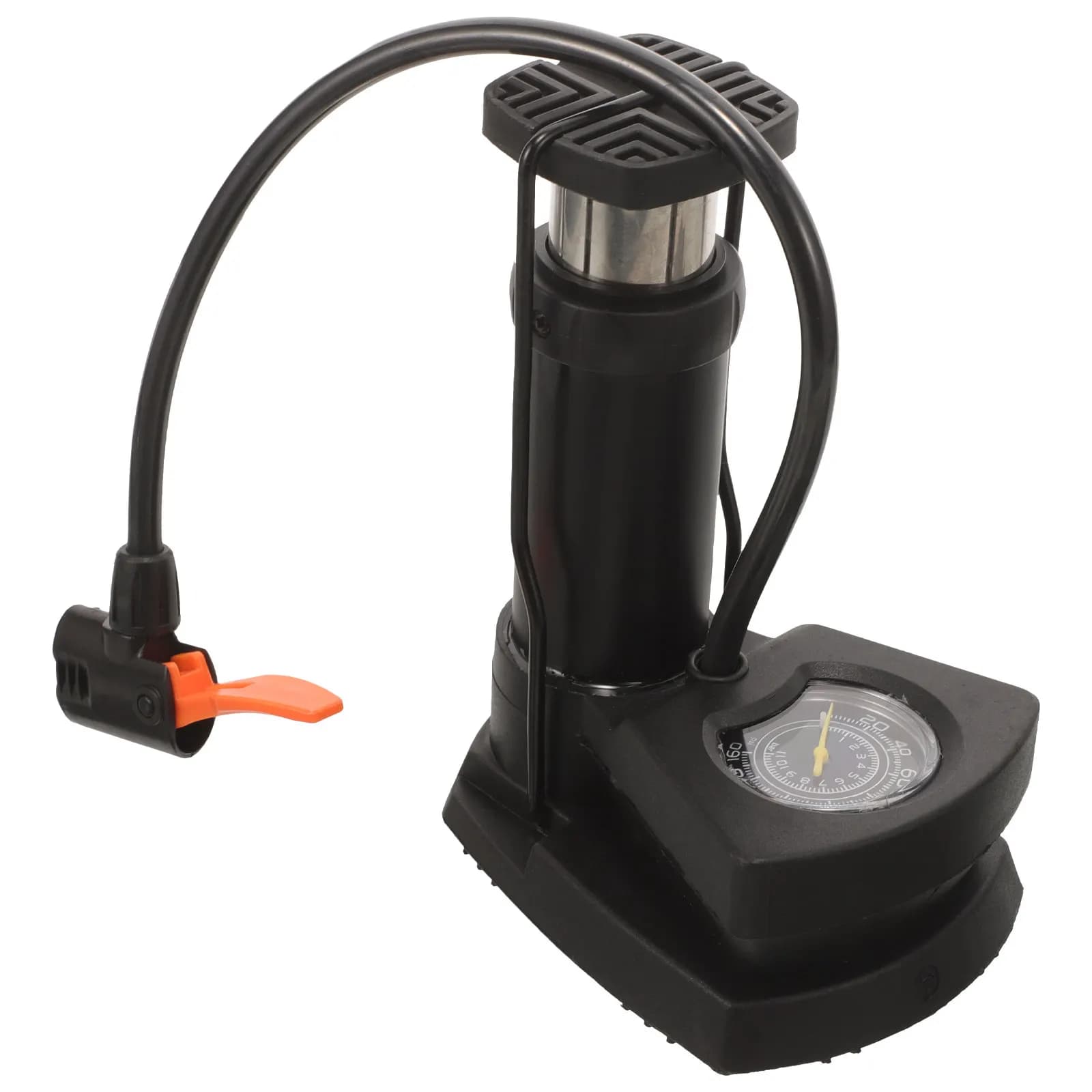 Pompa d'Aria Professionale Portatile per Biciclette con Manometro, per Bici da Strada, Mountain Bike, Moto, Scooter e Palloni Gonfiabili