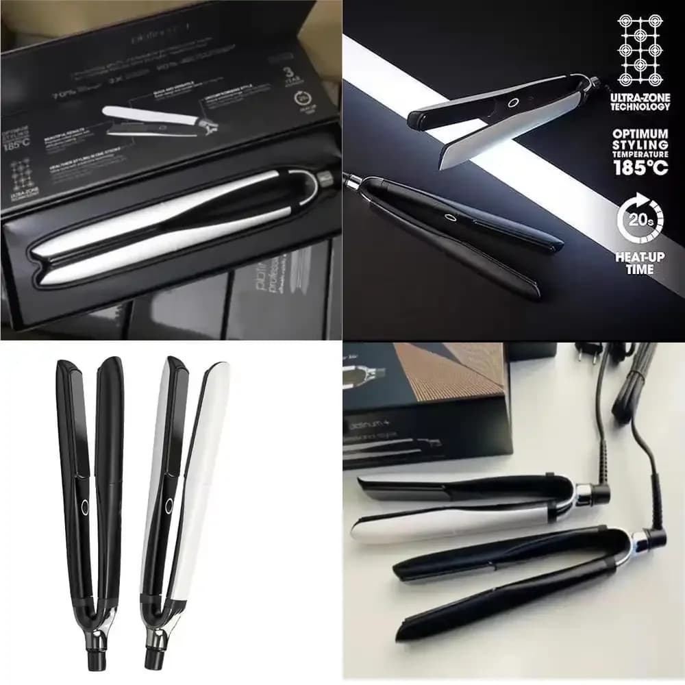 Piastra e Arricciacapelli Professionale Platinum+ Chronos Smart Styler, Strumento di Styling a Riscaldamento Rapido per Uso Domestico