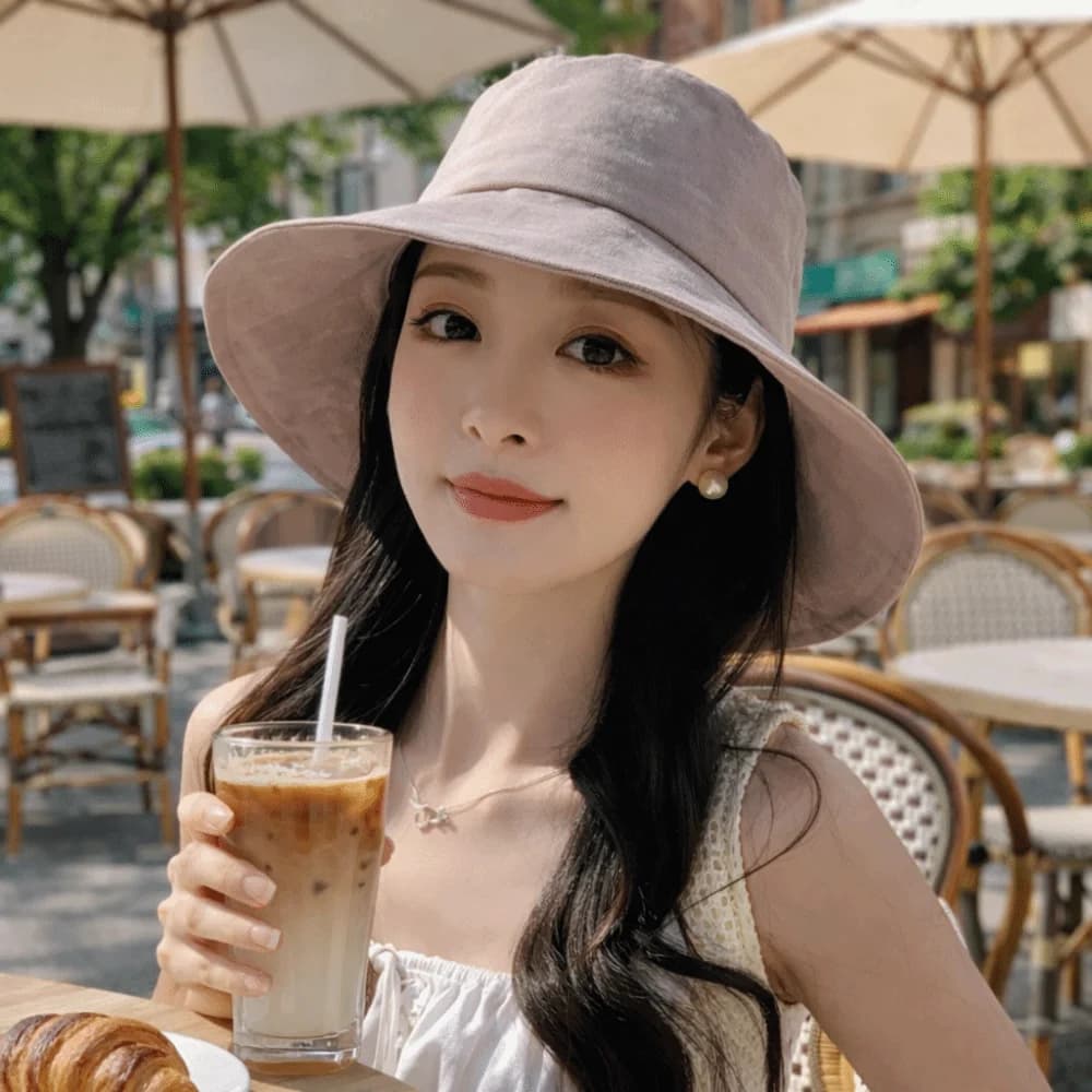Cappello da sole da donna a tesa larga traspirante anti-UV, morbido, con protezione solare, visiera parasole, per la spiaggia