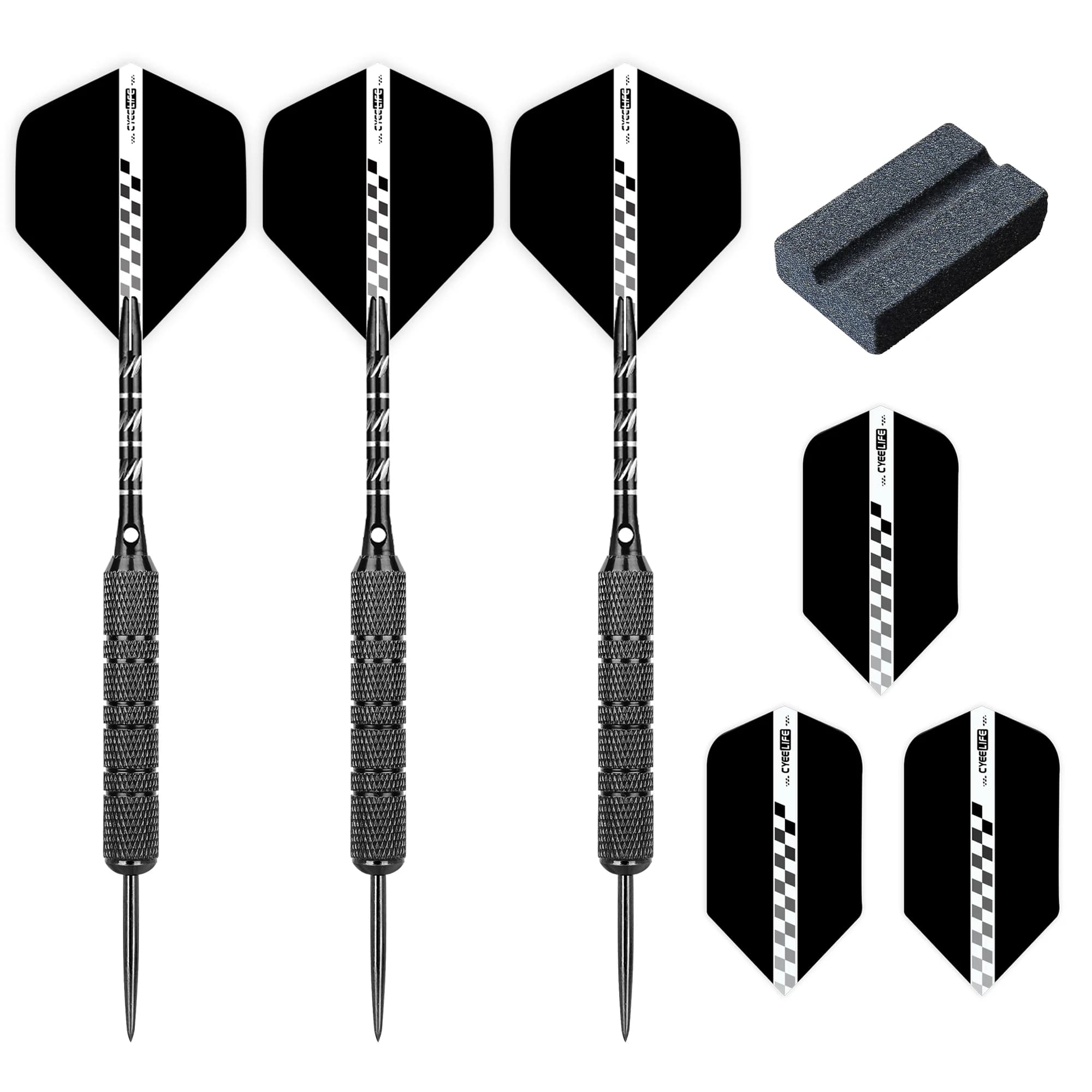 CyeeLife 40g 3pcs Professional Flying Dart Tungsten Steel Needle Tip Dart Sport Outdoor Indoor Entertainment Game Accessories