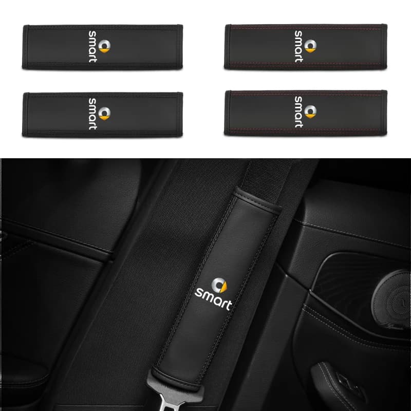Covers car seat belt Back cover Interior accessories for Smart Fortwo 451 450 453 EQ Forfour Coupe Cabrio Crossblad