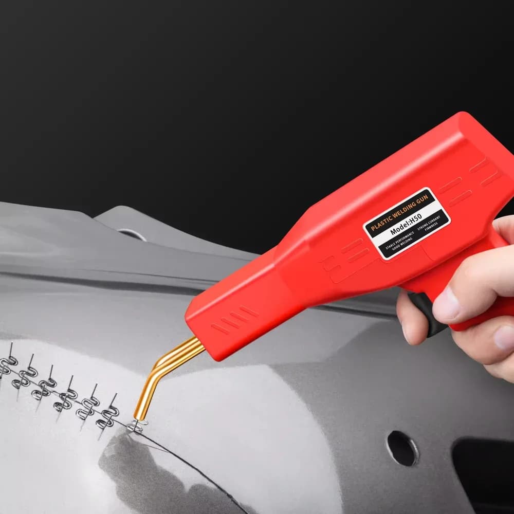 EU 220v Saldatrice di Plastica Portatile Elettrico di Plastica Cucitrice A Caldo Per Graffetta PVC Riparazione Paraurti Auto Strumenti di Riparazione
