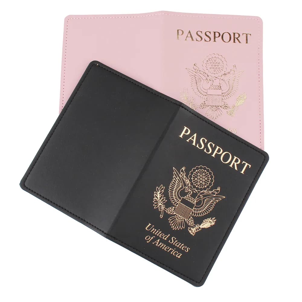 Porta Passaporto per Donne e Uomini, Portafoglio da Viaggio, Custodia per Passaporto, Organizzatore per Documenti di Viaggio