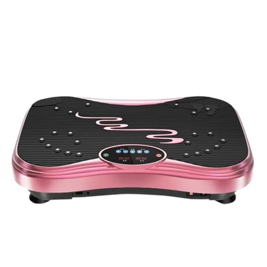 Vibrant Platform for Exercises at Home, Fitness and Weight Loss Machine with 999 Levels, Body Training, Includes King