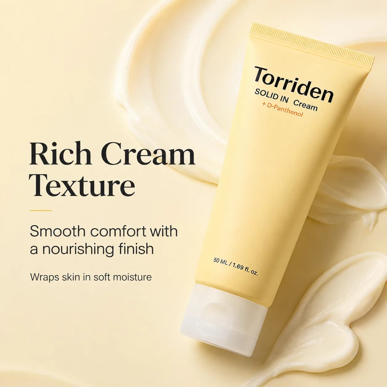 Torriden Solid In Cream 70ml Ceramide Panthenol Skin Barrier Repair Moisturizer Korean Skincare for Sensitive to Dry Skin Korean