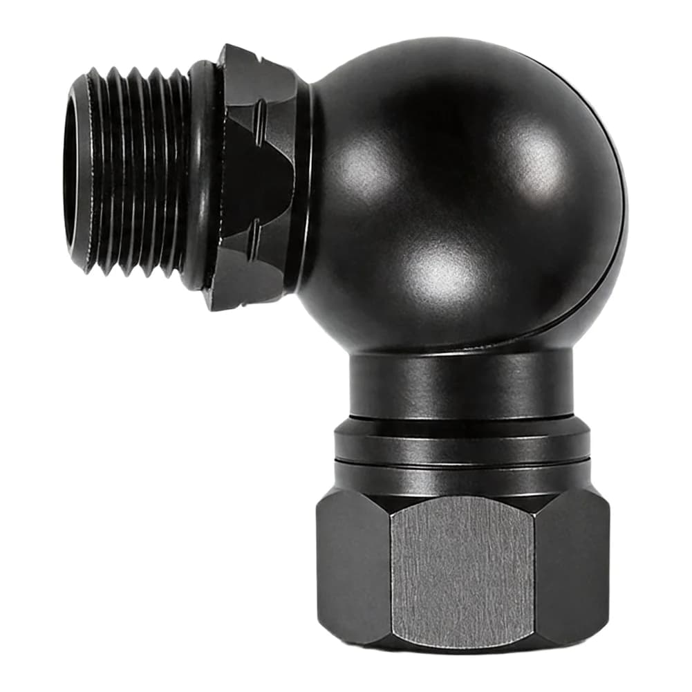 Connettore girevole a 360 gradi, adattatore per tubo 9/16 UNF per regolatore subacqueo di livello 2, accessori per apparecchi respiratori per immersioni e snorkeling