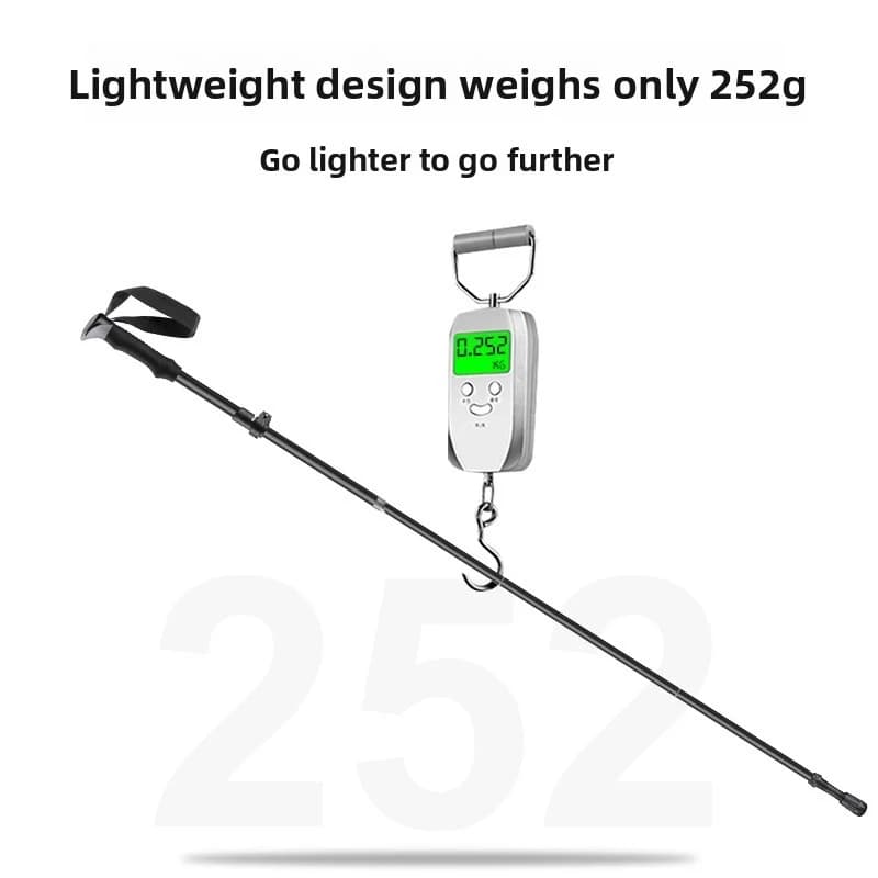 Folding Trekking Poles Aluminum Alloy Hiking Sticks Professional Outdoor Walking Poles Collapsible for Hiking Camping Climbing M