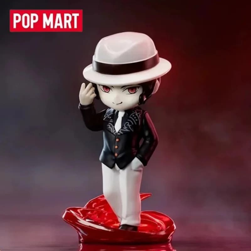 POP MART Demon Slayer Kimetsu No Yaiba Battle Series Blind Box Surprise Mystery Box Cute Anime Action Figure Ornaments Figurines