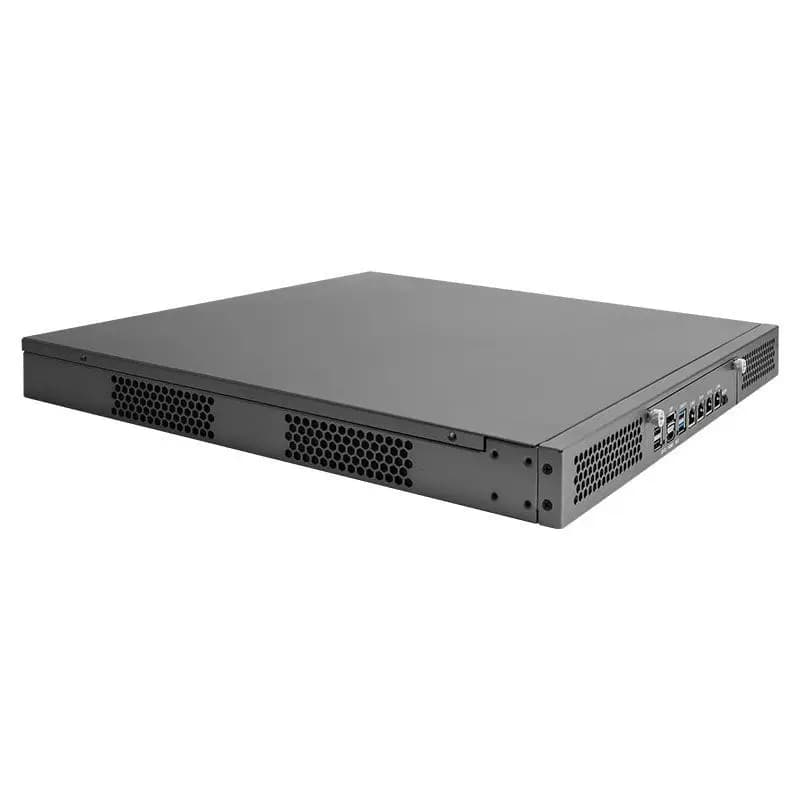 Server NAS Intel J4125 a Basso Consumo, PC di Archiviazione a 6 Bay, Dual M.2, Quad LAN, Box Firewall Industriale