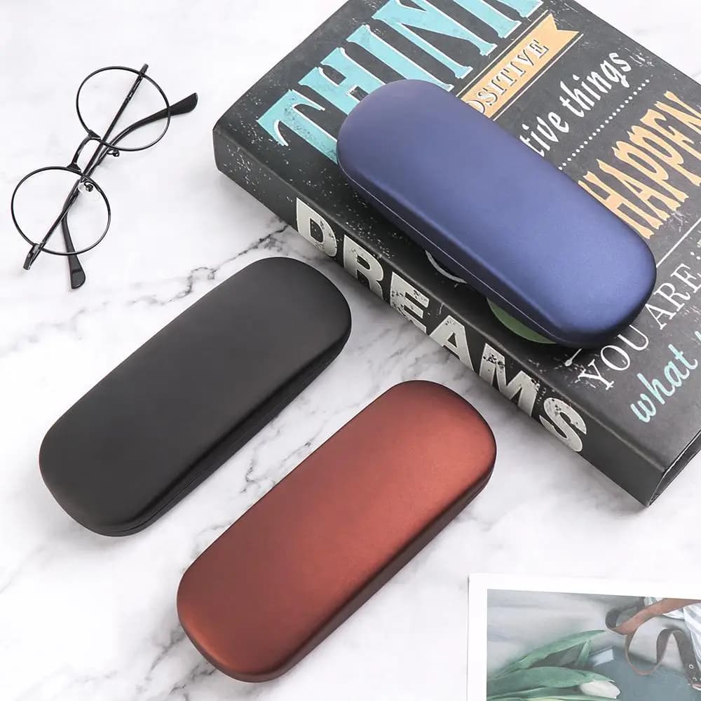 New Fashion Rigid Eyewear Box Women's PU Eyewear Box Perlescent Glasses Case for Myopia Glasses 2030 Glasses