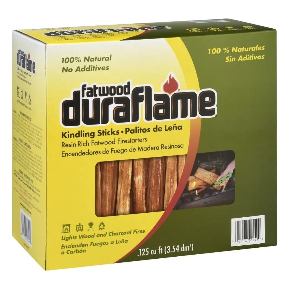 Fatwood Fire Starter Sticks Resin Rich Kindling for Wood Fireplace Grill Charcoal and Campfire