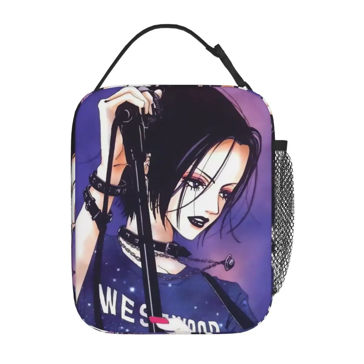 Anime Kawaii Insulated Lunch Bag Leakproof Nana Osaki Meal Container Thermal Bag Lunch Box Tote Work Travel Bento Pouch