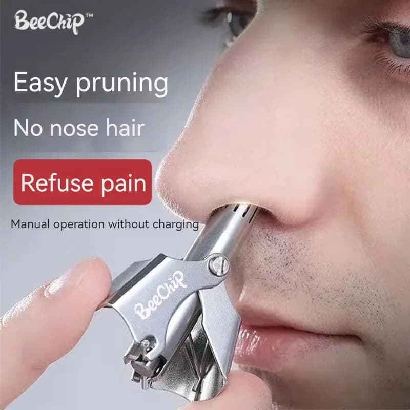 Washable and Portable Earrings cutter, Without Ruggine, Hinder, for Cleaning of Naso Peles, Electric Razor for Man, Silent