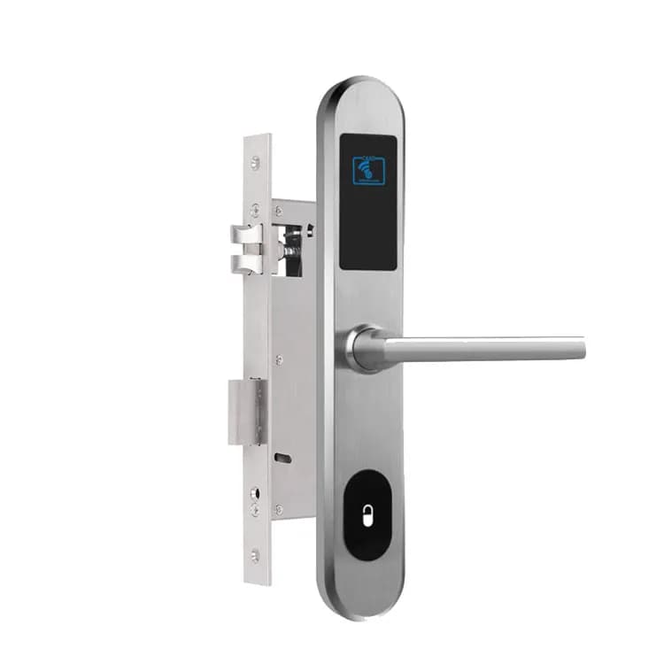 Easloc Slim Mortise Smart Lock RFID Intelligent Hotel Room Door Lock with Management Software System