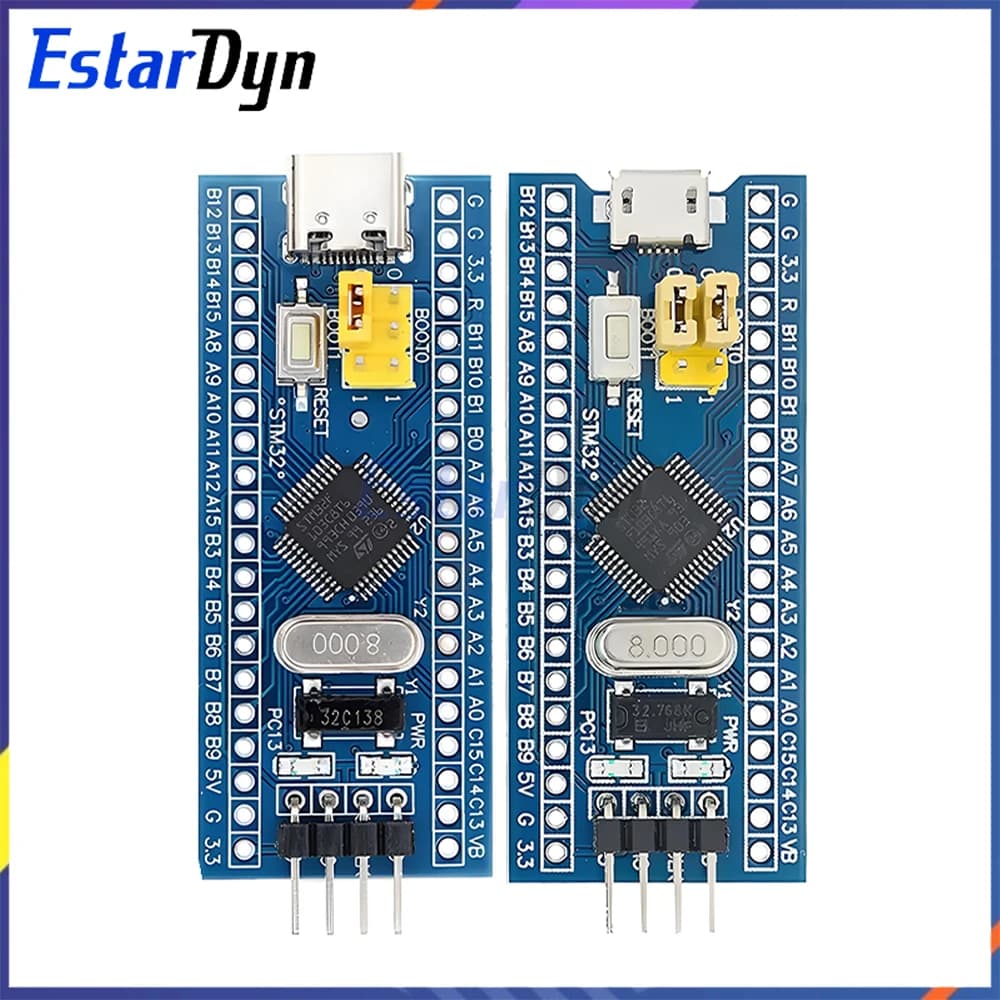 STM32F103C8T6/C6T6 Minima System Card Type-C/Micro USB ARM Cortex-M3 Core 72MHz 64Flash For Arduino FAI DA TE IoT
