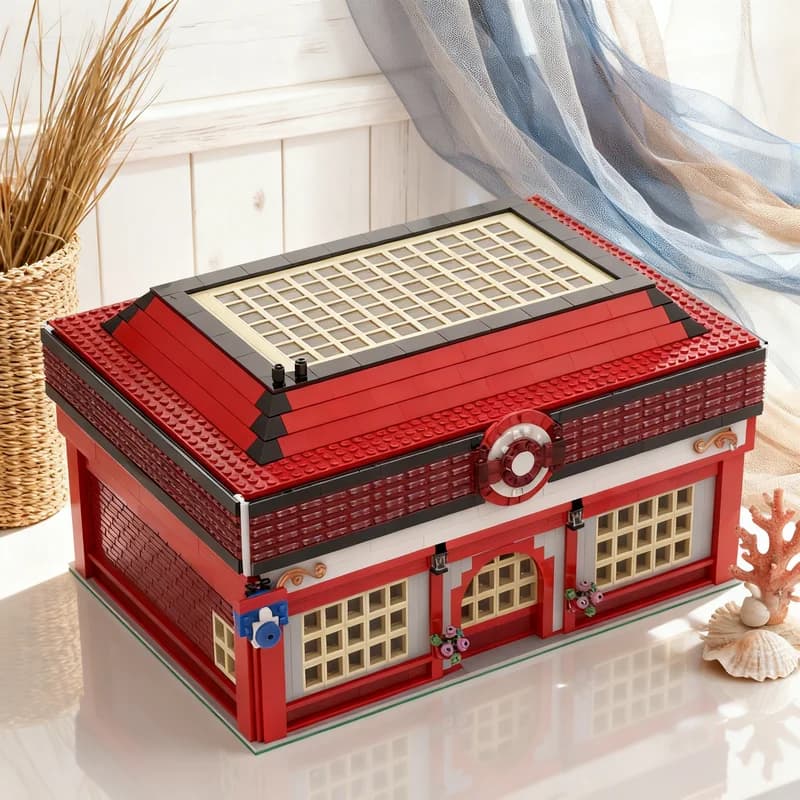 4872 pz. MOC Galarian Pokemon Center Creator Modello Costruzioni Regalo Creativo Fai da Te Esposizione Decorazione Premium per Adulti e Bambini Scrivania Casa
