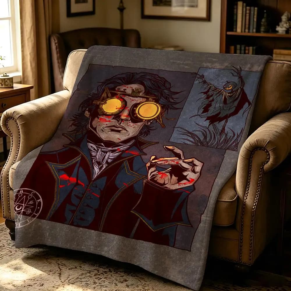 movie S-Sleepy Hollow-w Throw Thick Comfort Flannel Quilt, Multi-scene Use Indoor Outdoor Daily Nap