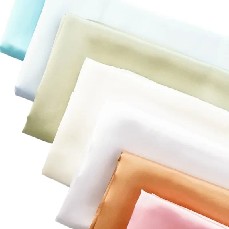 Tessuto in Raso da 0,5m/1m/2m per Abbigliamento e Fodere, Materiale Morbido e Lucido Simil-Seta, per Indumenti, Fai-da-Te, Artigianato e Confezioni Regalo