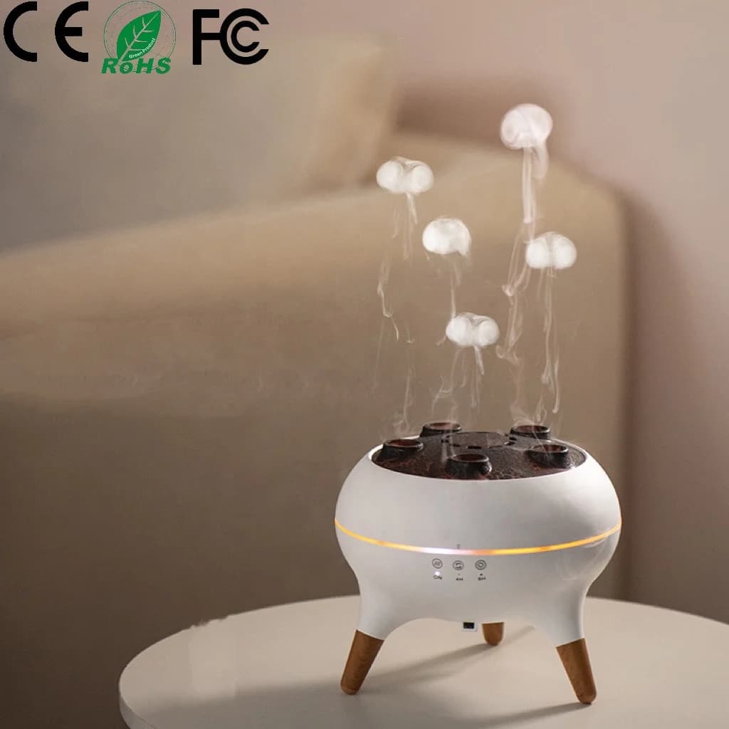 Umidificatori per aromaterapia con raccolta per ambienti all'ingrosso 250 ml Spray per meduse elettrico Vieni con diffusore di oli essenziali