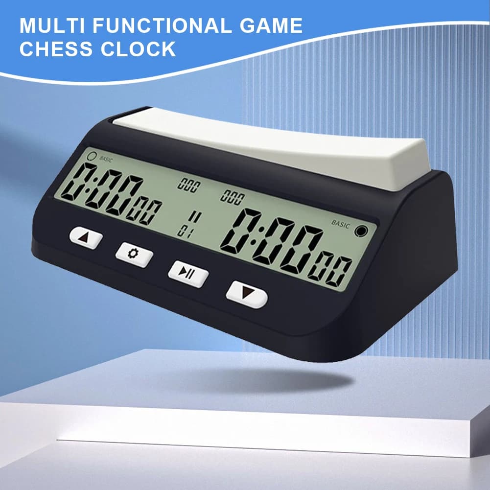 Timer da Gioco con Funzioni Base di Ritardo e Tempo Positivo, Cronometro per Competizioni di Scacchi, I-GO e Scacchi Cinesi