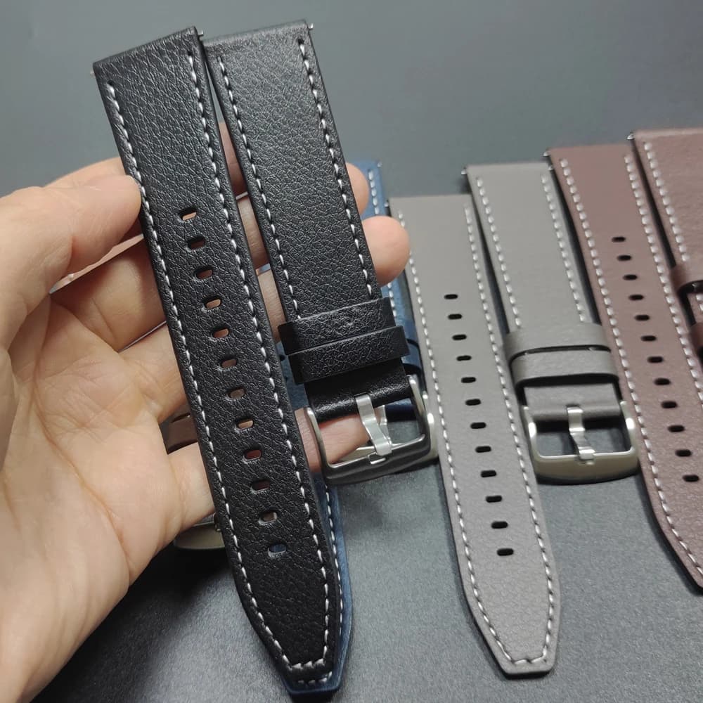 Leather 20 22mm Watch Strap For HUAWEI WATCH GT Runner 2 Band GT 6 GT6 Pro GT 5 4 3 2 46mm 42mm Watch 5/4 Pro Women Man Bracelet