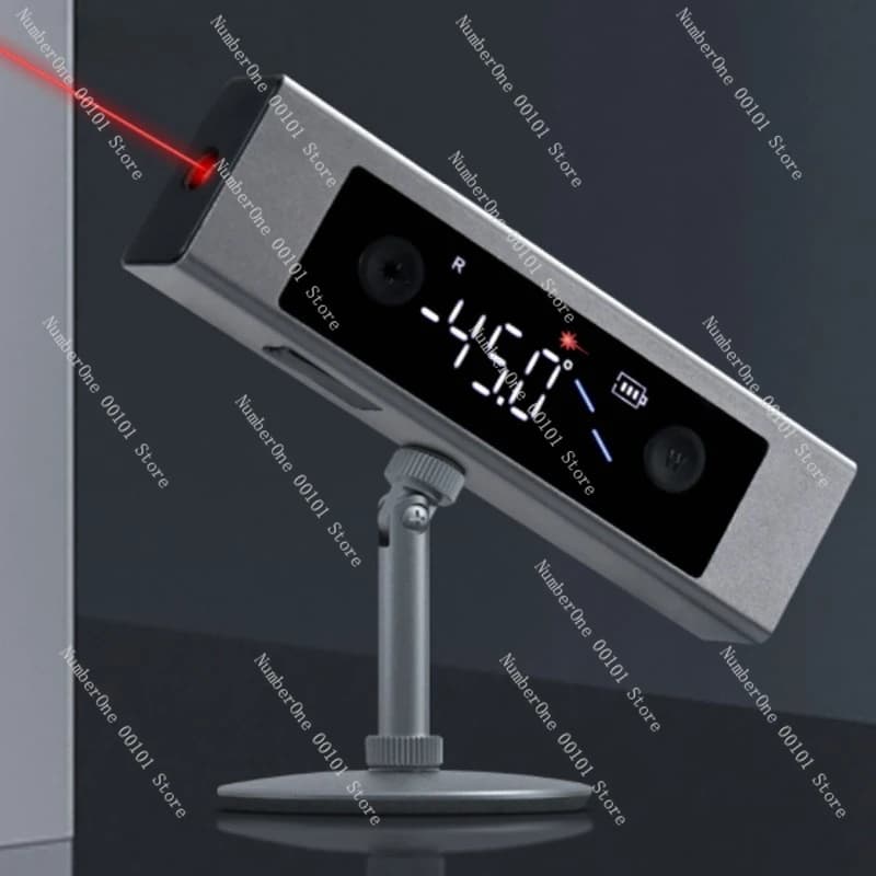 LI2 Proiettore angolare doppio laser Inclinometro di livello Inclinometro Schermo LED ad alta precisione Display digitale Righello angolare