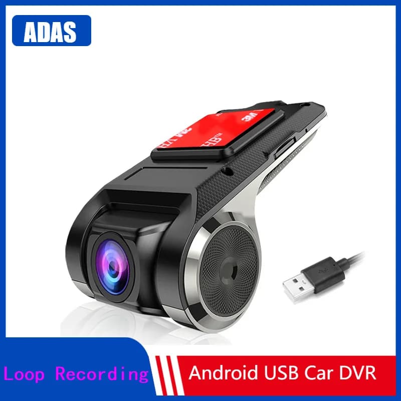 Dash Cam for USB Car 1080P 170 ° ADAS Dash Cam Camera Recorder for Android Reader GPS Navigation DVR Automatic Recorder Night Version