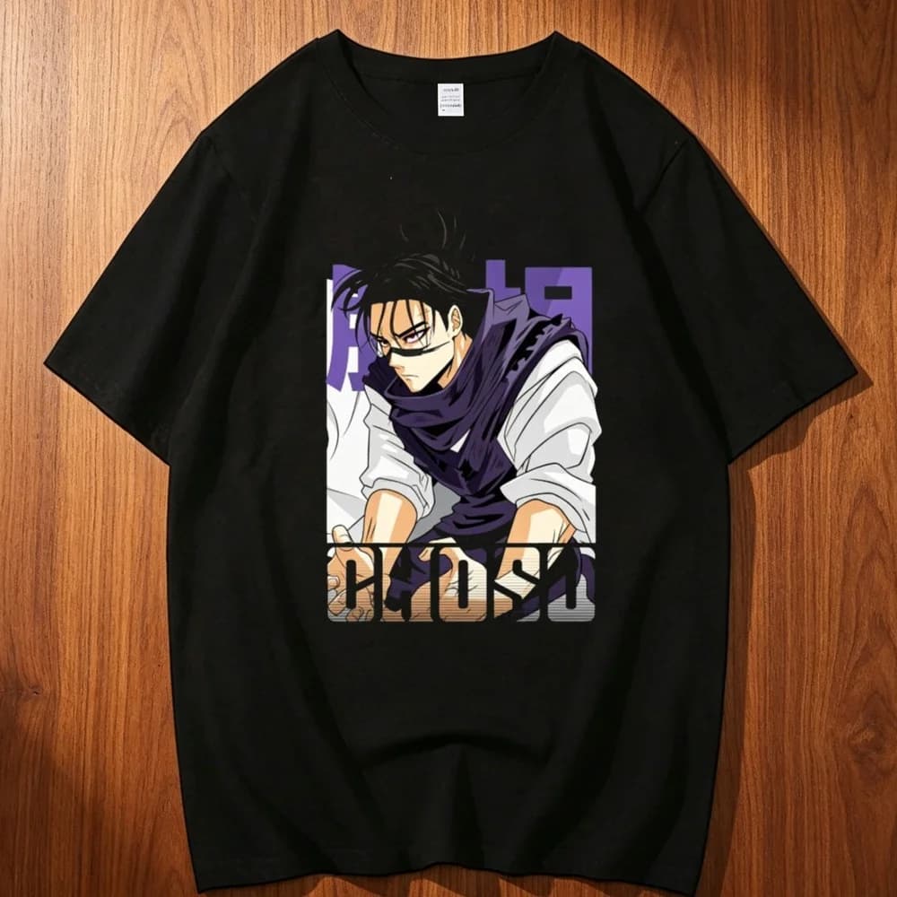 Choso cotton top tees teen Comfortable Colorful Classic Pop Culture Pastel top tees Grunge streetwear anime Colorful University