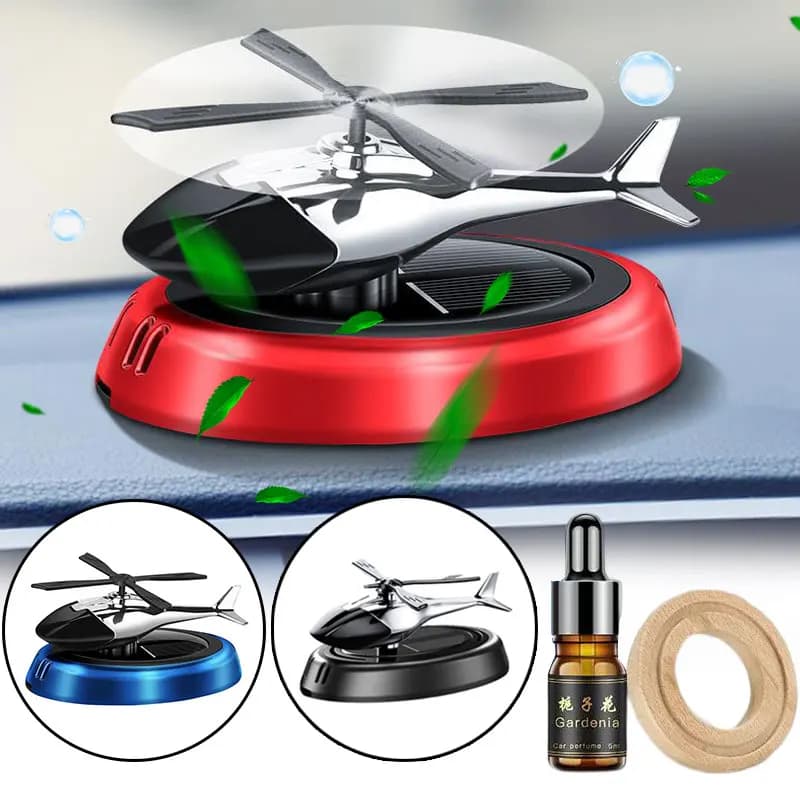 Deodorant for auto helicopter diffuser of solar rotating aromas decorative accessories for universal automotive interior