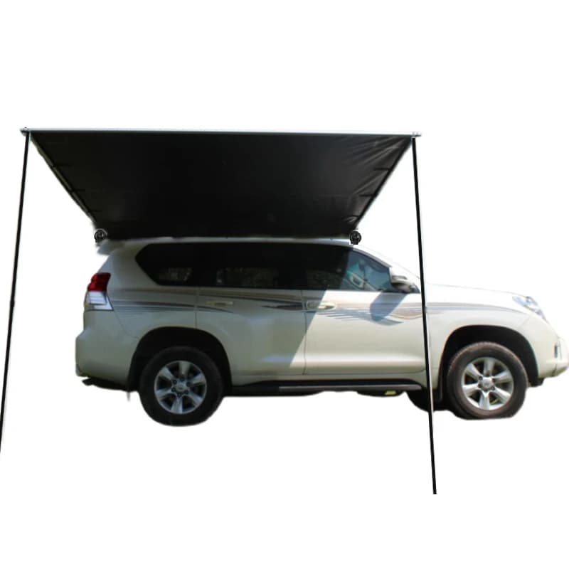 Tenda da campeggio per auto, parasole, tetto laterale, tenda da campeggio, adatta per campeggio, escursionismo, campeggio e uso in auto