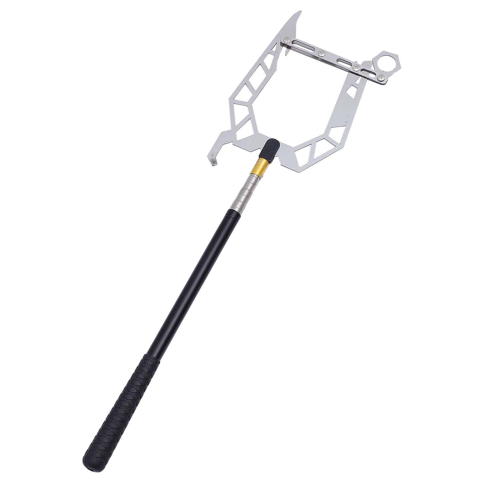 Accessori marini con palo regolabile telescopico per barche da 1,4 m Gancio per estrattore per barche in acciaio inossidabile resistente e durevole
