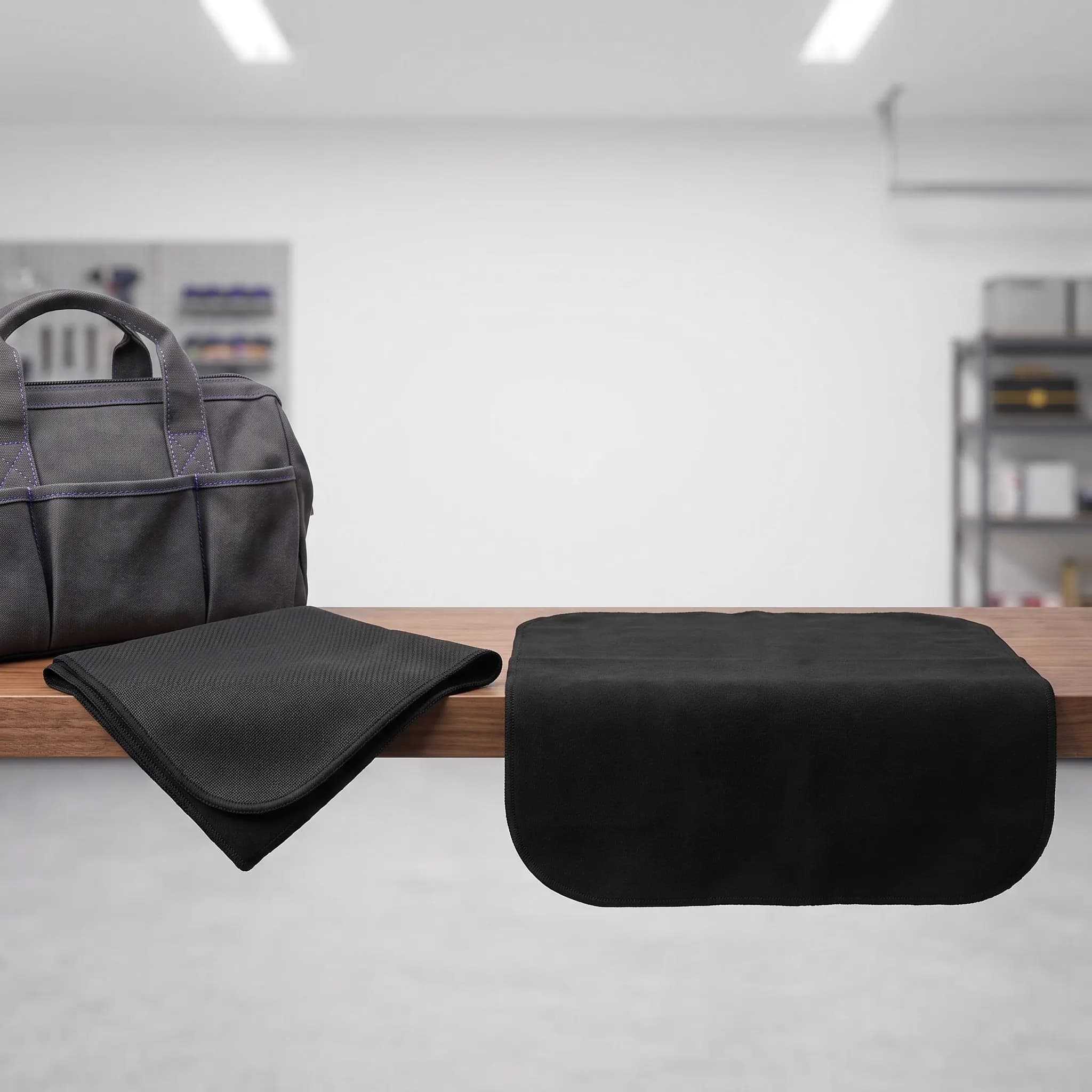 2Pcs Resistant Carbon Felt Welding Blanket Fire Heat Protective Mat Insulated Blanket For Welder Insulation Pad