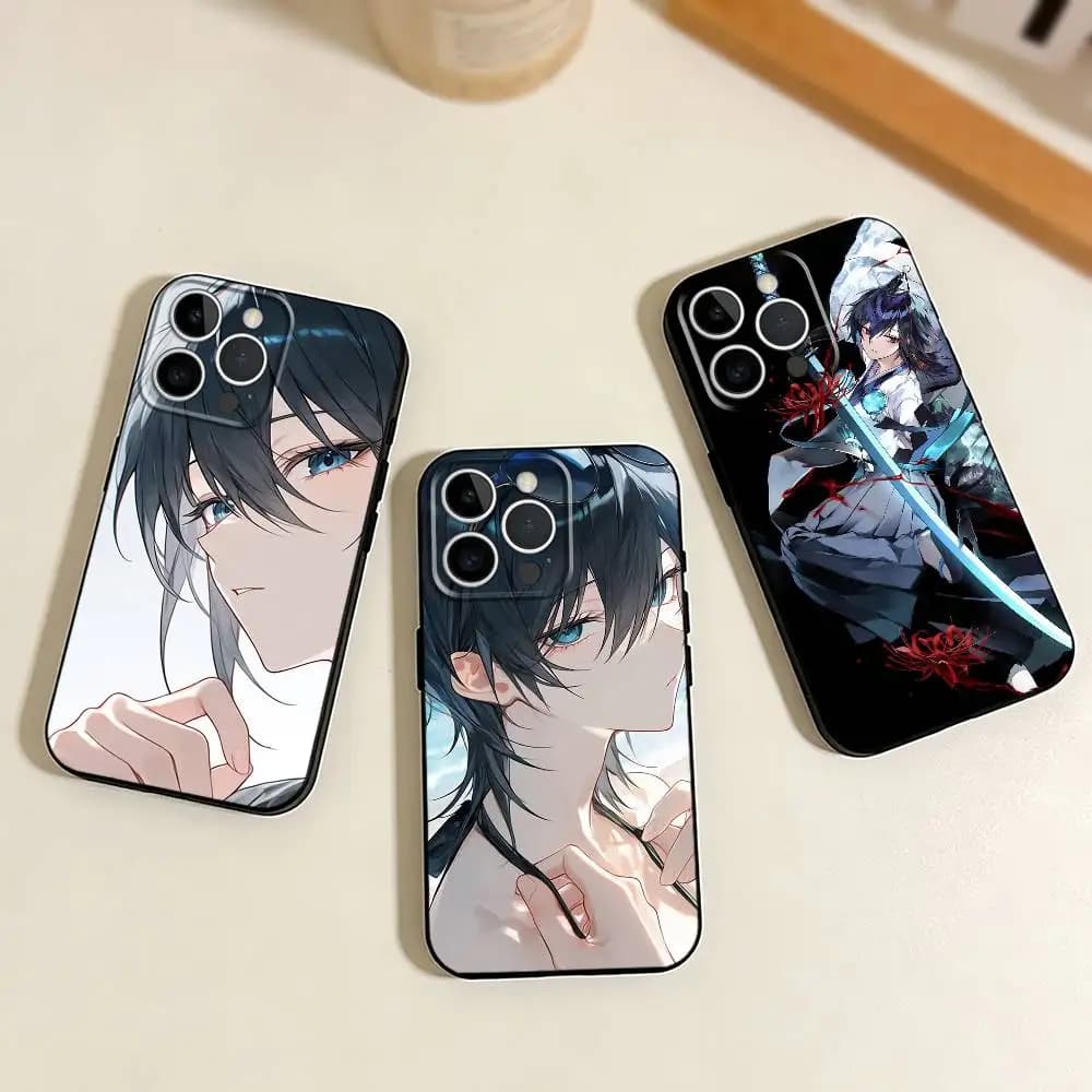 Cool I-Ishimi Yokoyama Phone Case For iPhone 17,16,15,14,13,12,11 Plus,Pro Max,XS,Soft Silicone Black Cover