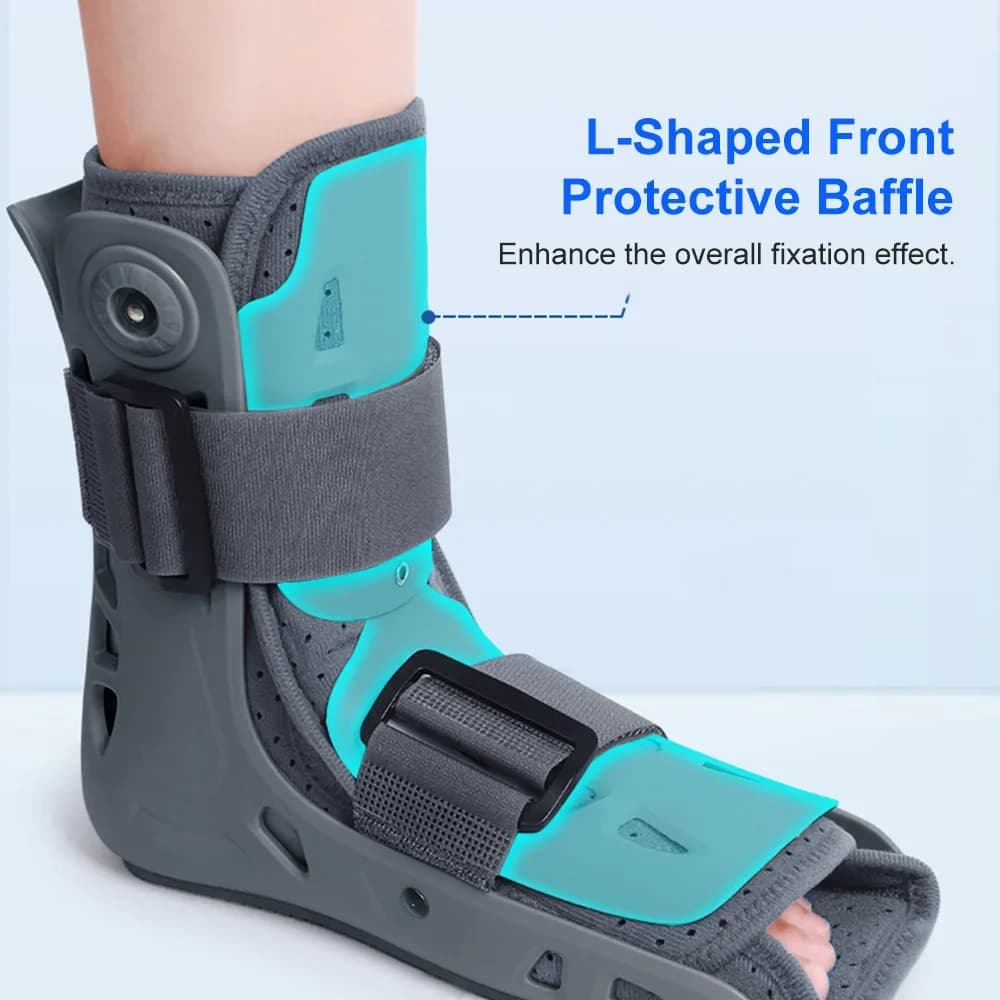 Supporto per Caviglia con Airbag, per Allenamento Sportivo, Riabilitazione Professionale, Stabilizzatore Ortopedico e Protezione