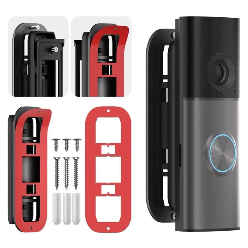 T21C Video Doorbell Mount For Blink Visual Doorbell Angle Adjustable Rotation Bracket