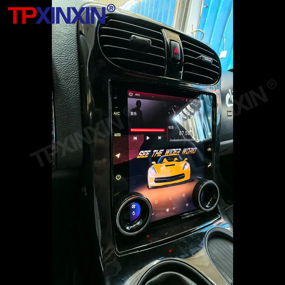 Android 14 Auto Car Multimedia Player For Chevrolet Corvette C6 2005-2013 Carplay 10.4" Screen GPS Navi Audio Radio BT Headunit