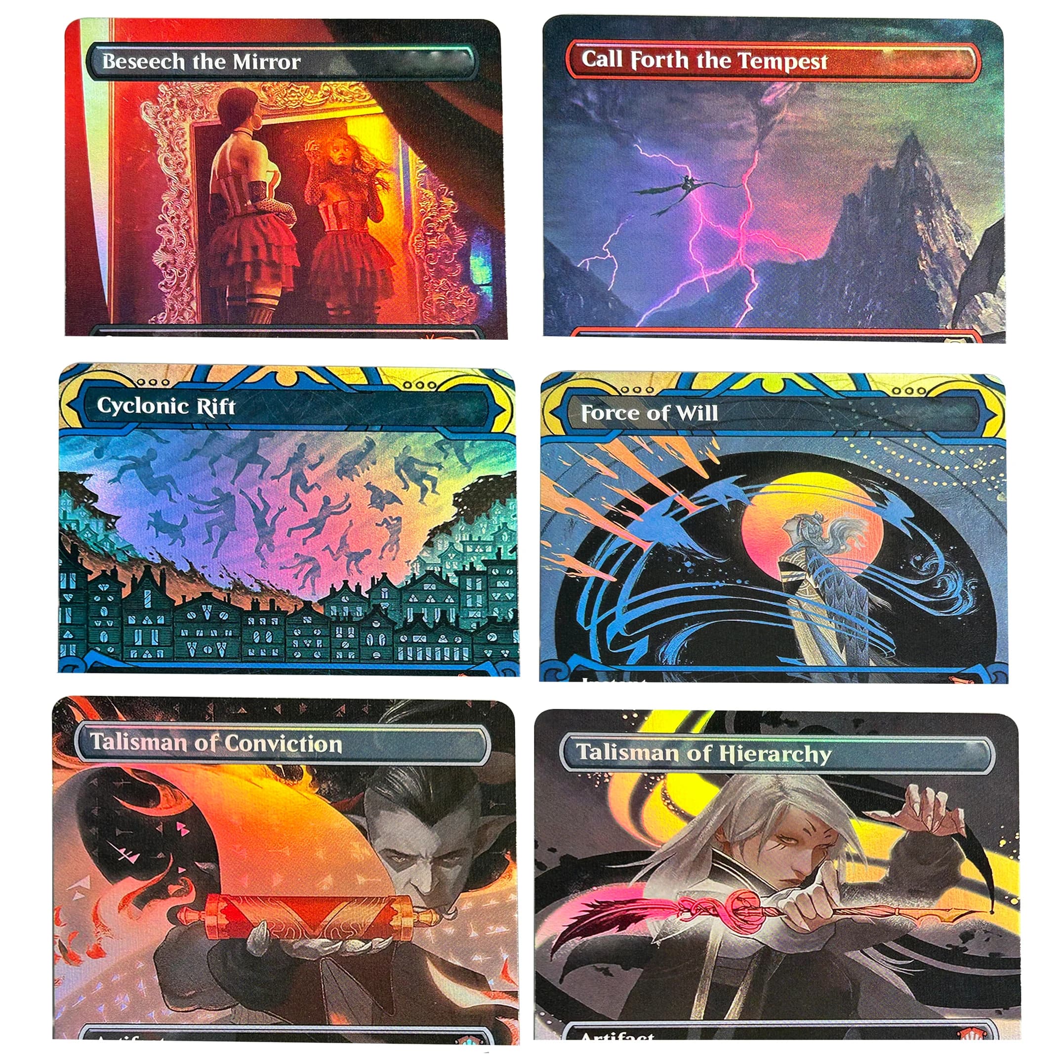 Beseech the Mirror SLD Force of Will SOA Jeska's Will EN Ocelot Pride SCH Talisman of Creativity SOC Foil TCG Cards Board Game
