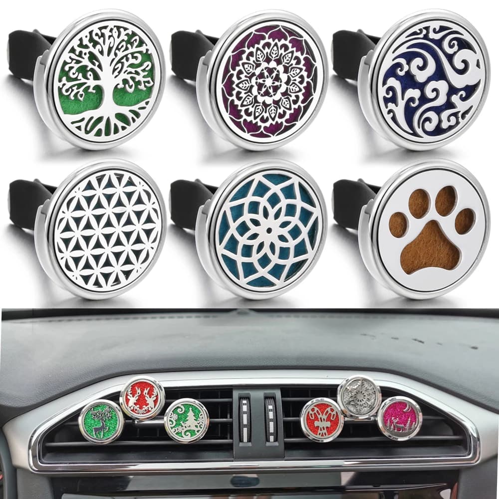 1pc Reusable Auto Deodorant Perfume Diffuser Clip Auto Air Vent Accessories For Interior Auto Aromatherapy Diffuser Pinze
