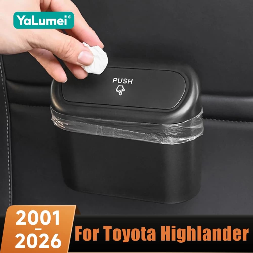 Pattumiera per auto con coperchio per Toyota Highlander XU30 XU40 XU50 XU70 Kluger 2001-2020 2021 2022 2023 2024 2025 2026