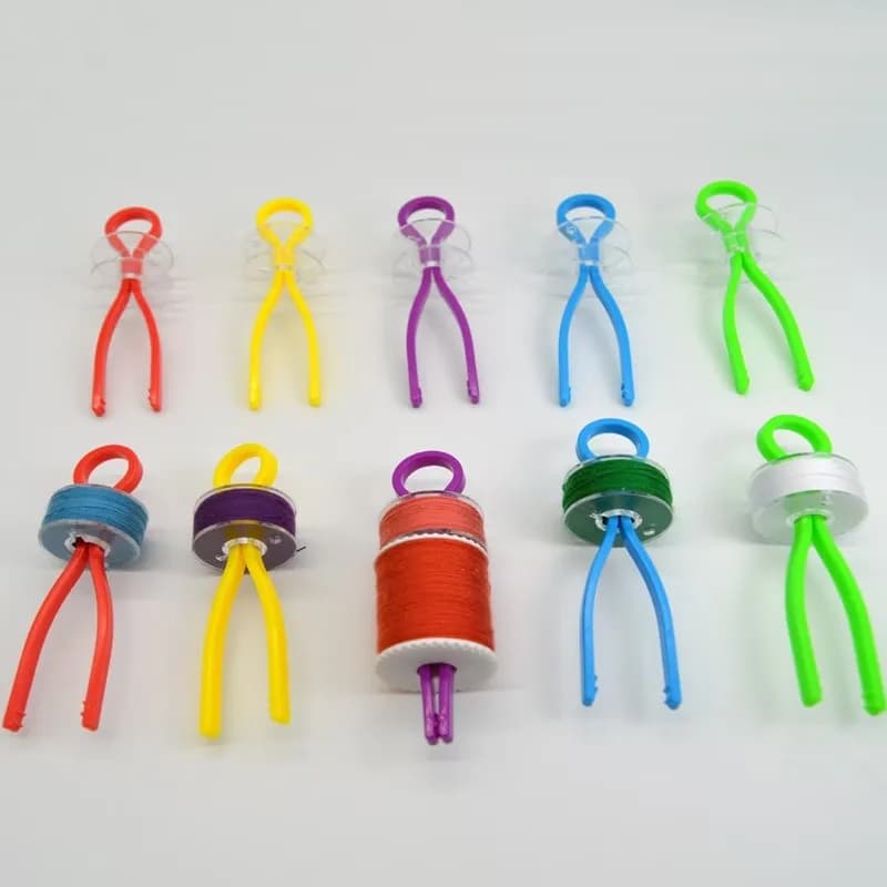 48 pcs Prevents Thread Unwinding Bobbin Thread Keepers, great for Embroidery Thread Storage, Compact Lightweight