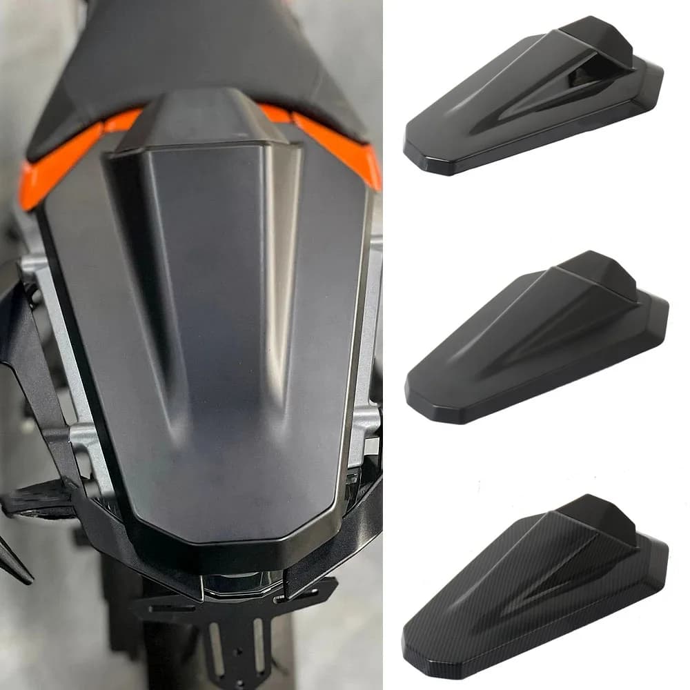 Moto Nuovo Pillion Coprisedile Posteriore Cowl Solo Carena In Fibra di Carbonio Nero Per 390 DUKE 390DUKE 390 Duke 390Duke 2024