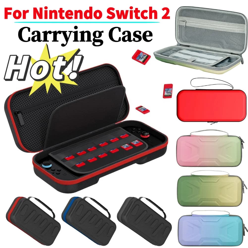 Custodia rigida portatile per Nintendo Switch 2 Accessori di gioco Custodia per console di gioco Borsa da viaggio per giocatori per Switch 2