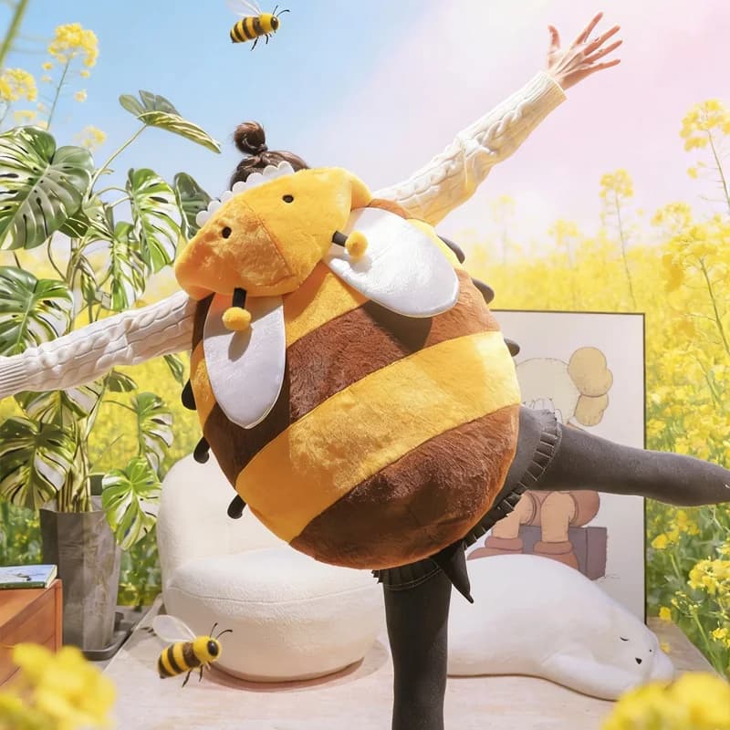 Ape 60/100CM Shape Creative Giant Bearing, Soft Insect Shape Plush, Bee Shape Toy, Peel Sack, Funny Bearing, Original Gift