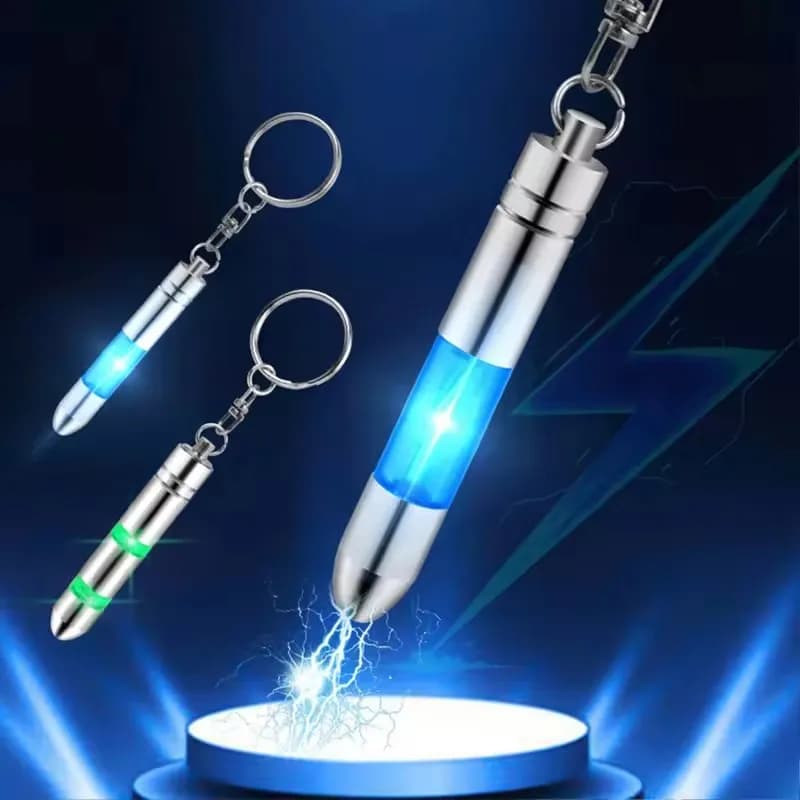 Static Rod Electrostatic Discharger Portable Anti-Static Keychain Winter Dry Climate Static Antistatic Car Supplies Key Ring