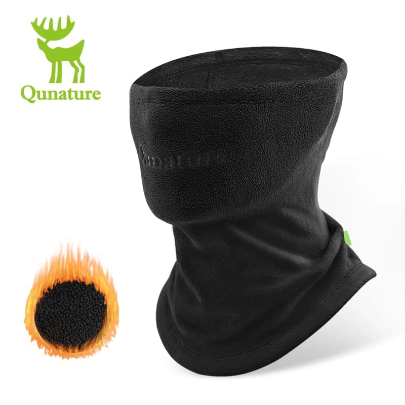 Qunature Keep Warm passamontagna Winter Thermal Face Cover Ski Windproof Cap Outdoor Cycling Cap Skin-friendly sciarpa mezza maschera