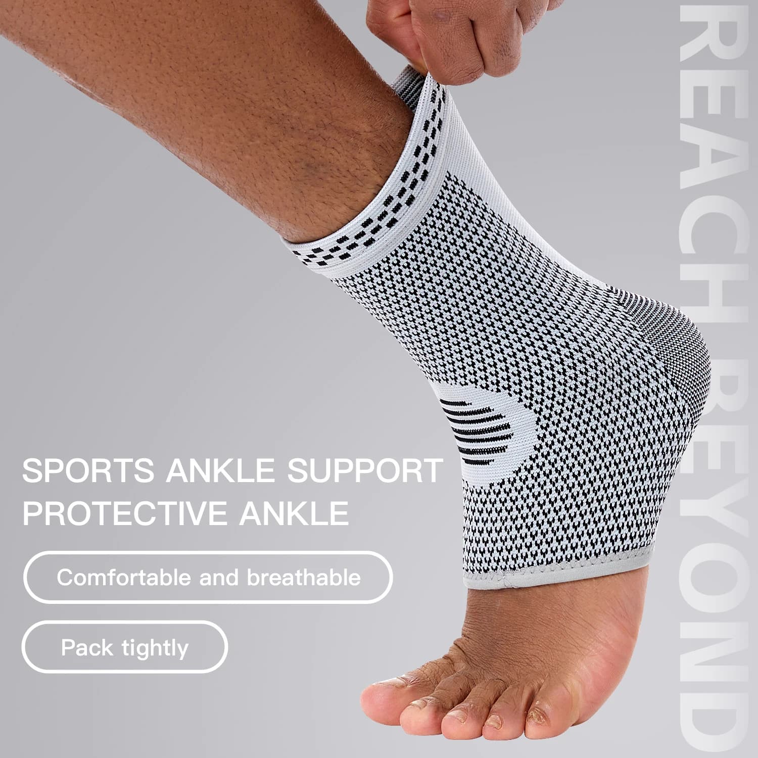 1PC fasciatura supporto per caviglia tutore per caviglia protezione cinturino per piede cintura elastica fitness sport palestra accessorio per badminton supporto per caviglia
