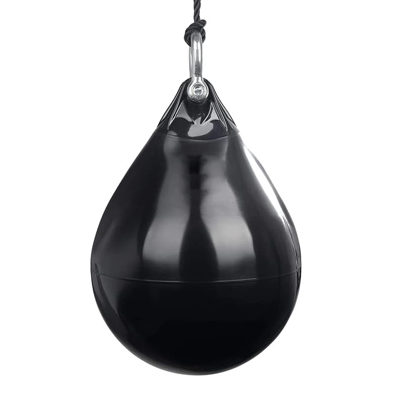 Heavy sand boxing bag for fitness training, fillable with water